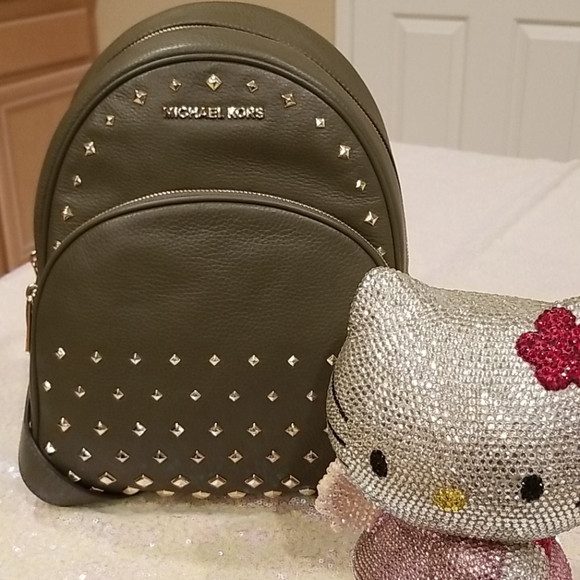 Michael Kors Handbags - Michael Kors Studded Leather Backpack